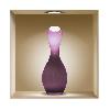 Набор 3D наклеек, 3 шт., 32*32 см, дизайн "цветные вазы" Nisha-243