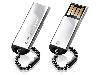 Накопитель USB flash 4ГБ Silicon Power  Touch 830  SP004GBUF2830V1S, серебр. (USB2.0)