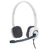 Гарнитура Logitech Stereo Headset H150 , с регулятором громкости, бело-черный (ret)