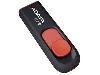 Накопитель USB flash 4ГБ A-DATA  AC008-4G-RKD , черно-красный (USB2.0)