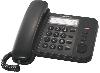 Телефон Panasonic  KX-TS2352RUB, настольный, регулировка звонка, регулировка динамика, черный
