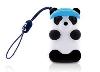 (DR08022-4B) Флэш-драйв Bone Panda driver Couple 4ГБ, белый с голубой шляпой, Retail