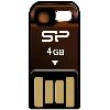 Накопитель USB flash 4ГБ Silicon Power Touch T02 SP004GBUF2T02V1O, оранжевый (USB2.0)