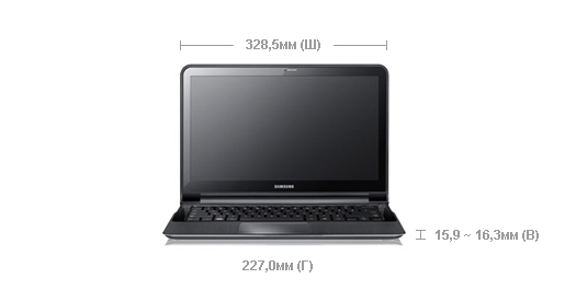 Samsung серии 9 13,3" 900X3A-B02